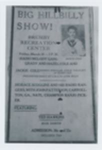 Poster for Big Hillbilly Show