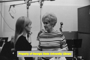 Debbi Whiting and Margaret Whiting in studio