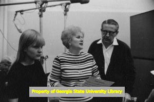 Debbi Whiting and Margaret Whiting in studio