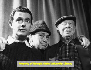 Larry Blyden, Johnny Mercer, and Bert Lahr
