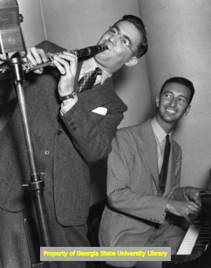 Benny Goodman with pianist