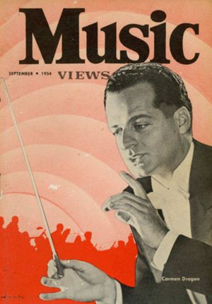 Music Views, 1954-09
