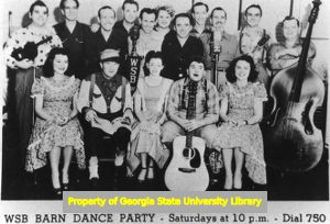 WSB Barn Dance advertisement
