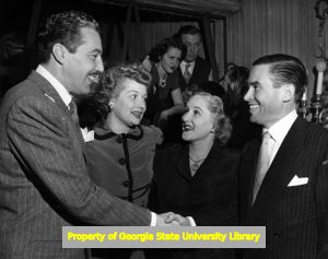 Cesar Romero, Lucille Ball, Hubbell Robinson Jr. and Margaret Whiting