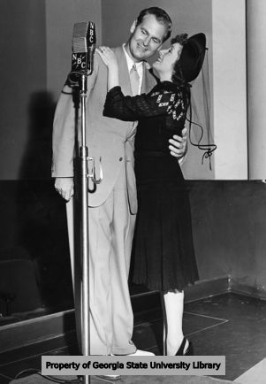 Bud Hiestand and Gracie Allen, circa 1940s