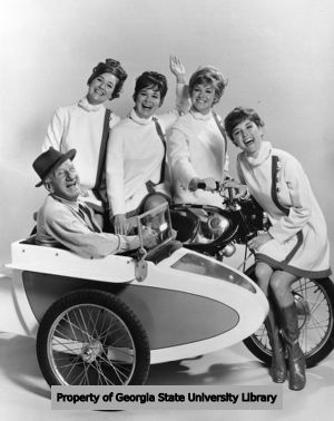 Lennon Sisters and Jimmy Durante, 1969