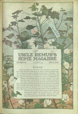 Uncle Remus Magazine, 1911-11