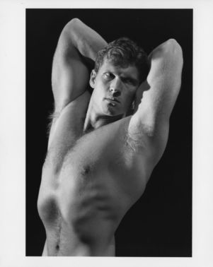 Ed Corbin, as Muscle Man in Jim Grimsley's "Mr. Universe," at 7 Stages Theatre, Atlanta, Georgia, April 1991.