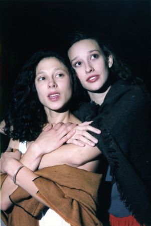 Jenn Suchanec as Manke and Andrea Studley as Rivkele, in "God of Vengeance" by Sholem Asch, 7 Stages Theatre, Atlanta Georgia, October 28 - November 22, 1988.