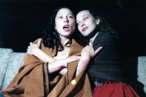 Jenn Suchanec as Manke and Andrea Studley as Rivkele, in "God of Vengeance" by Sholem Asch, 7 Stages Theatre, Atlanta Georgia, October 28 - November 22, 1988.