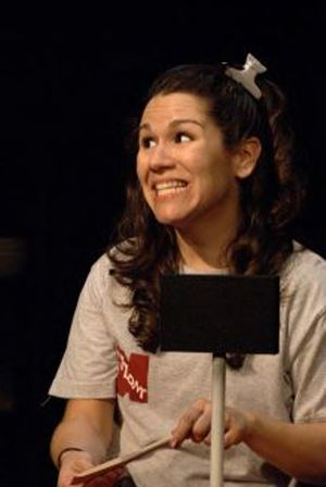 Denise Arribas in the 7 Stages Theatre's production of "Nickel and Dimed," Atlanta, Georgia, April 27 - May 28, 2006.