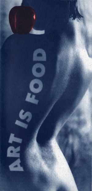 "Art Is Food," 1995-1996 Season program, 7 Stages Theatre, Atlanta, Georgia, 1995 - 1996. (1 leaf, folded 3 times)