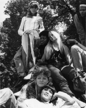 Publicity photo for the 7 Stages Theatre's production of "Hair," Atlanta, Georgia, October 4 - November 18, 1984.