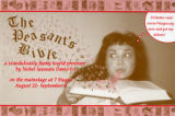 Dario Fo's "The Peasant's Bible," postcard announcing the performances at 7 Stages Theatre, Atlanta, Georgia, August 22 - September 8, 2002.