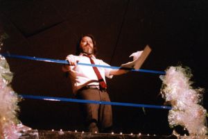 Del Hamilton in Jim Grimsley's "White People," 7 Stages Theatre, Atlanta, Georgia, April 20 - May 7, 1989.