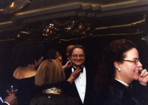 Del Hamilton and Faye Allen at 7 Stages Theatre's second annual Leading Lady Awards, Swissotel, Atlanta, Georgia, April 17, 2001.
