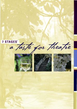Invitation to 7 Stages Theatre's "A Taste for Theatre," wine tasting and silent auction, Cator Woolford Gardens, Atlanta, Georgia, May 20, 2005.