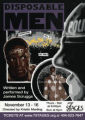 James Scrugg's "Disposable Men," directed by Kristin Marting, postcard announcing the performance at 7 Stages Theatre, Atlanta, Georgia, November 13-16, 2008.