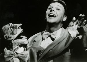 Scene from Stuffed Puppet Theatre's "The Nightclub," 7 Stages Theatre, Atlanta, Georgia, April 24, 1997.
