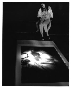 Scene from "Cry of the Mantis," by Ralph Günther Mohnnau, 7 Stages Theatre, Atlanta, Georgia, April 25 - May 13, 1990.