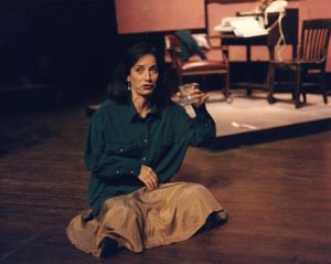 Rosa Fernandez in "Rosa de dos aromas," by Emilio Carballido, 7 Stages Theatre, Atlanta, Georgia, November 6 - 24, 1996.