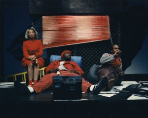 Scene from "In the Jungle of Cities" by Bertolt Brecht, at 7 Stages Theatre, Atlanta, Georgia, February 18, 1998.