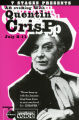7 Stages presents "An Evening With Quentin Crisp," postcard announcing the performances at 7 Stages Theatre, Atlanta, Georgia, July 8 - 11, 1999.