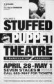 7 Stages and The TULA Foundation present Stuffed Puppet Theatre in "Manipulator and Underdog," postcard announcing the performances at 7 Stages Theatre, Atlanta, Georgia, April 28 - May 1, 1993.