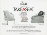 Eugene Ionesco's "The Chairs,"directed by Prodan Dimov, invitation to "Take A Seat," a silent auction at 7 Stages Theatre, Atlanta, Georgia, October 2-26, 2003.