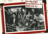 Postcard announcement for "It's a Wonderful Deluxe Holiday on Ice (Without the Ice)," 7 Stages Theatre, Atlanta, Georgia, December 12 - 22, 1996.