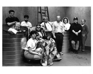Cast and production team from Samuel Beckett's "Endgame," 7 Stages Theatre, Atlanta, Georgia, March 29 - April 23, 1995.