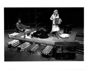 Scene from "Carmen Kittel,' by Georg Seidel, directed by Lore Stefanek, translated by Frank Heibert, at 7 Stages Theatre, Atlanta, Georgia, September 12 - October 6, 1991.
