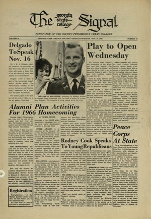 Georgia State College Signal, 1966-11-10