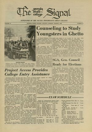 Georgia State College Signal, 1969-03-06