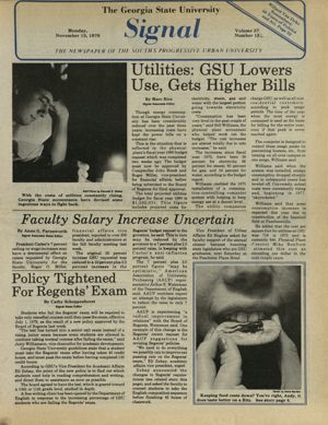 The Georgia State University Signal, 1978-11-13
