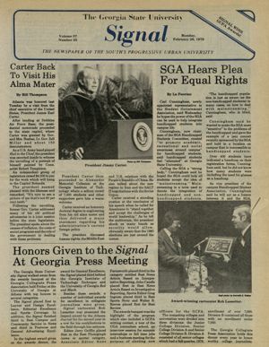 The Georgia State University Signal, 1979-02-26