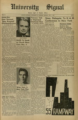 University Signal, 1954-11-01