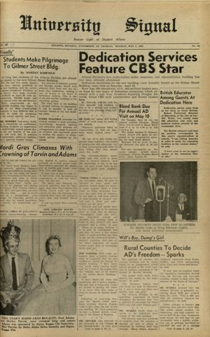 University Signal, 1955-05-09