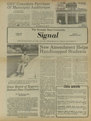 The Georgia State University Signal, 1977-09-19