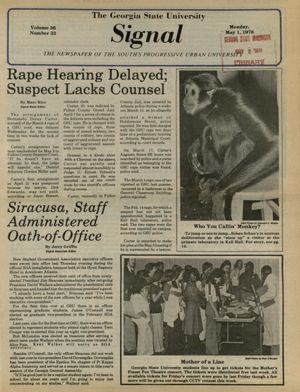 The Georgia State University Signal, 1978-05-01
