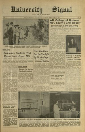 University Signal, 1951-12-07