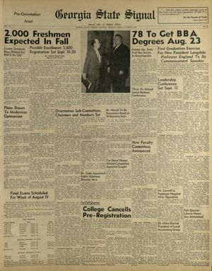 Georgia State Signal, 1957-08-02