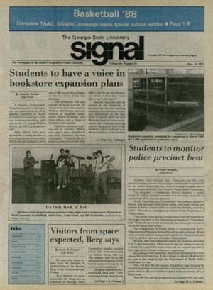 The Georgia State University Signal, 1987-11-24