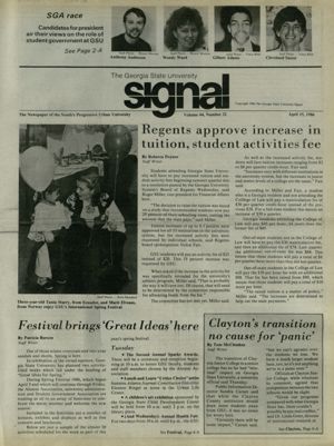 The Georgia State University Signal, 1986-04-15
