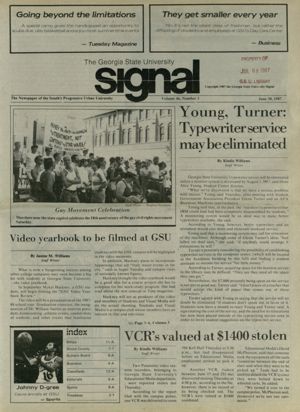 The Georgia State University Signal, 1987-06-30