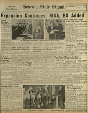 Georgia State Signal, 1957-10-11