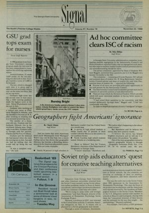 The Georgia State University Signal, 1988-11-22