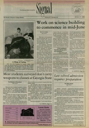 The Georgia State University Signal, 1989-01-31