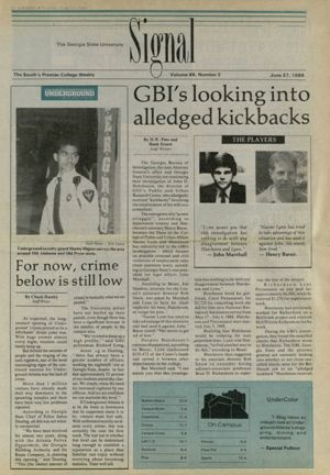 The Georgia State University Signal, 1989-06-27