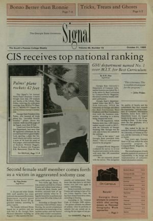 The Georgia State University Signal, 1989-10-31